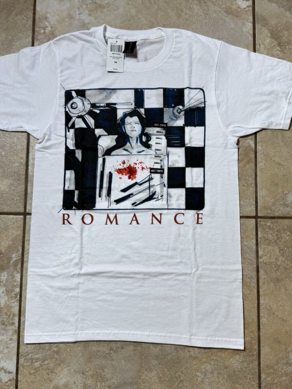 My Chemical Romance Three Cheers Operating Table Two-Sided T-Shirt SMALL New